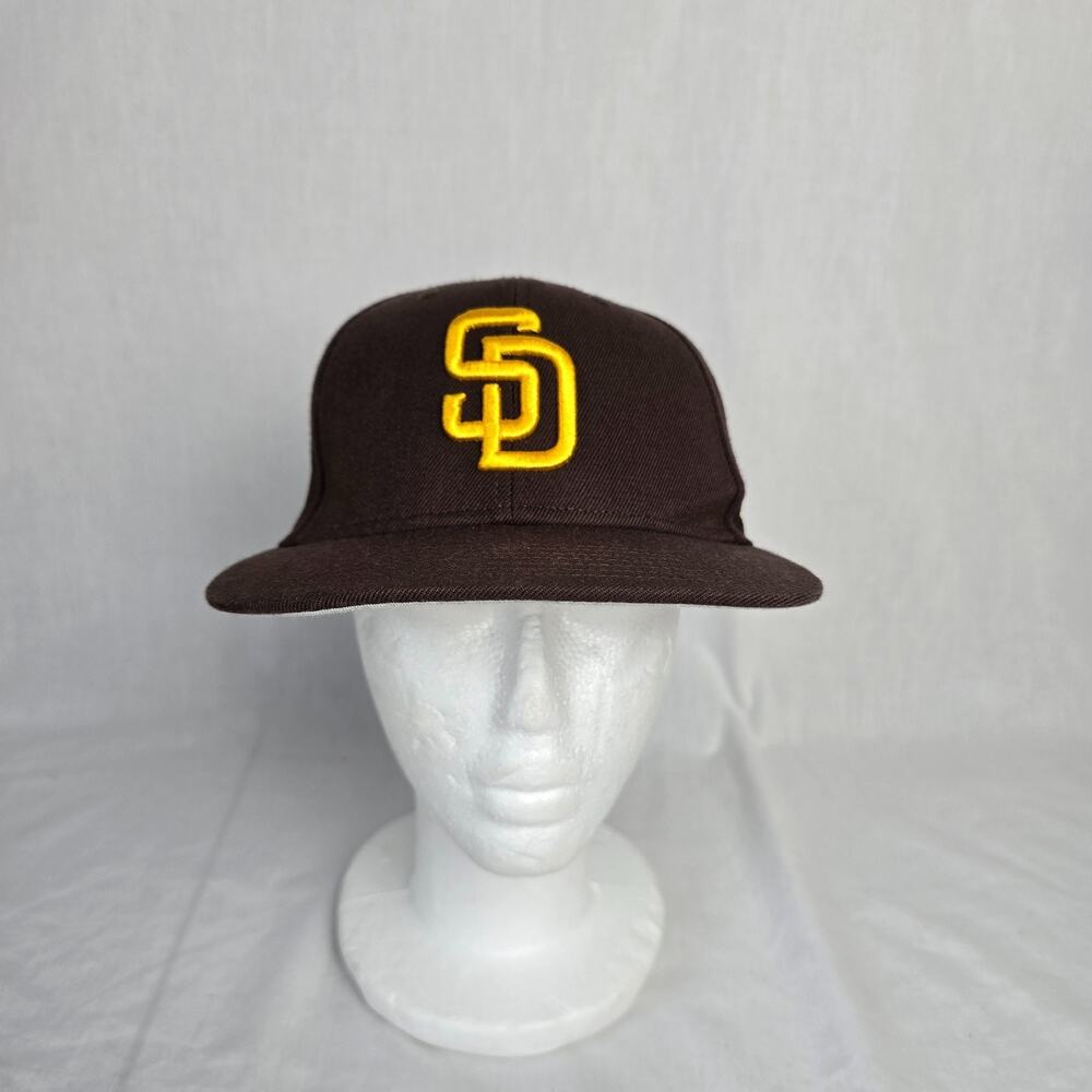 '47 San Diego Padres Baseball Hat Cap Brown Gold OSFA